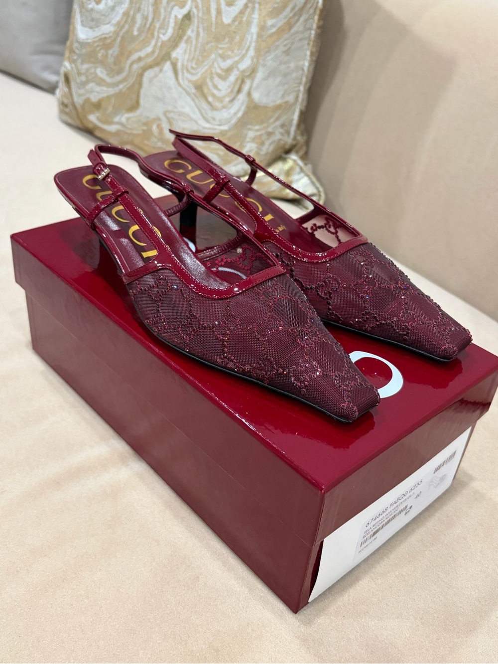 Gucci Mesh Slingback Size 40 - Picture 3 of 13